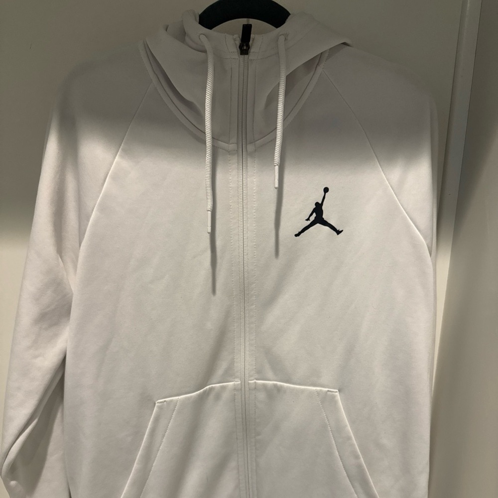 Jordan White Bomber Varsity Jacket